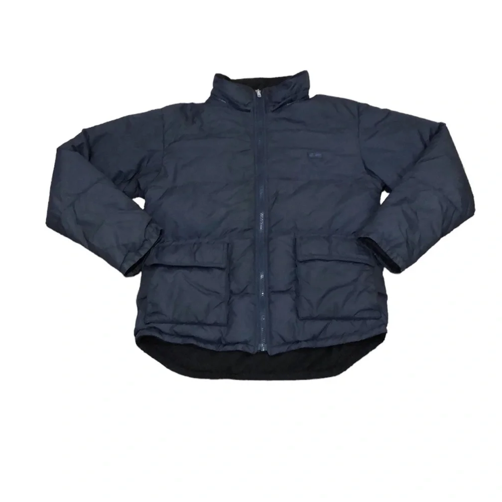 Ralph Lauren Down Puffer Jacket Size 12 Navy Blue